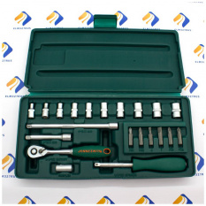 Набор головок торцевых Jonnesway S04H2721S 1/4"DR, 4-13 мм, 21 предмет