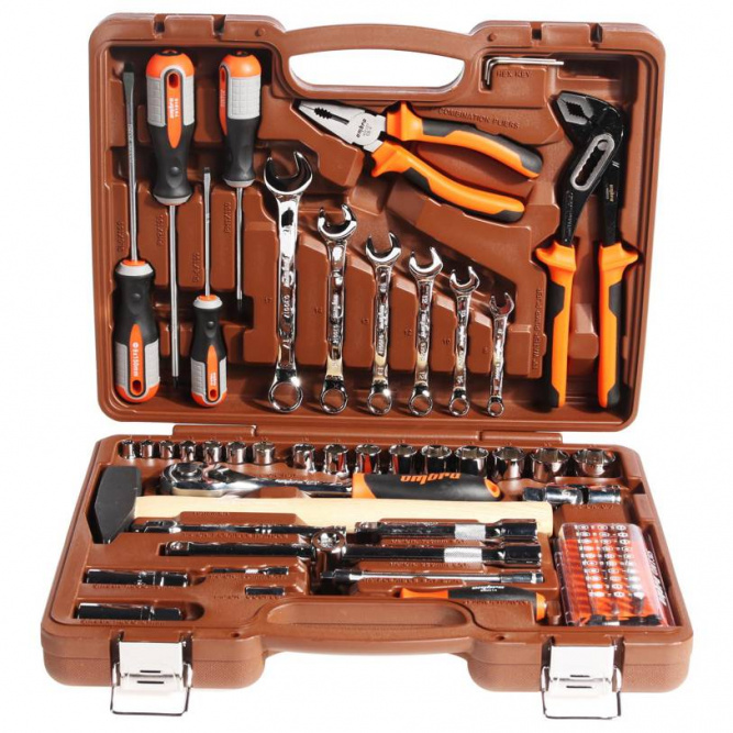 Набор инструментов универсальный, 75 предметов OMBRA OMT75S